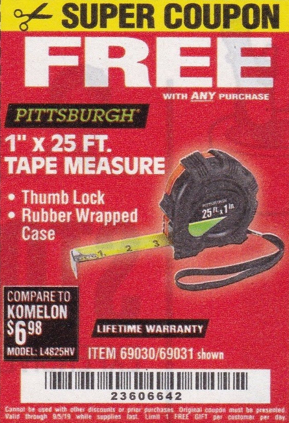 free tape measure