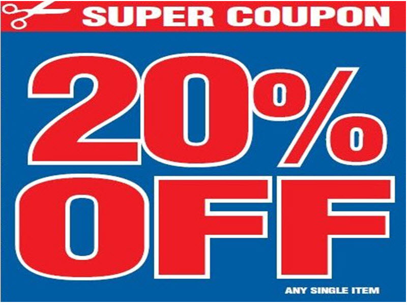 Harbor Freight 20 Percent Coupon 20 Off Any Item (Thru 53119)