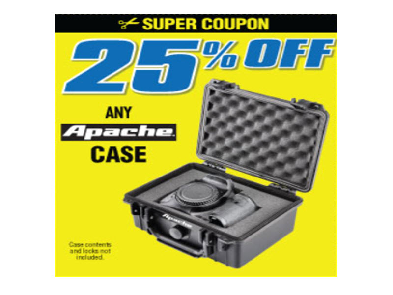 Harbor Freight Apache Case Coupon 25 Off Any Case DealioMe